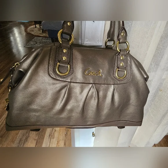 Coach Leather Satchel - Picture 10 of 16
